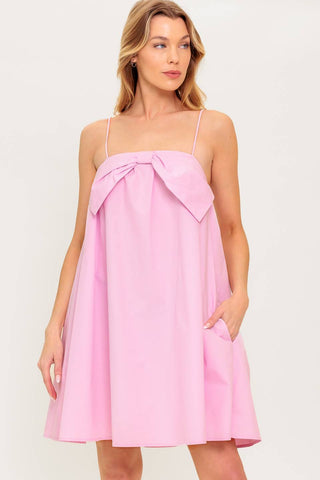 INVESTED IN YOU WOVEN MINI DRESS - By Baano