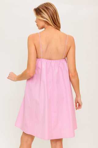 INVESTED IN YOU WOVEN MINI DRESS - By Baano