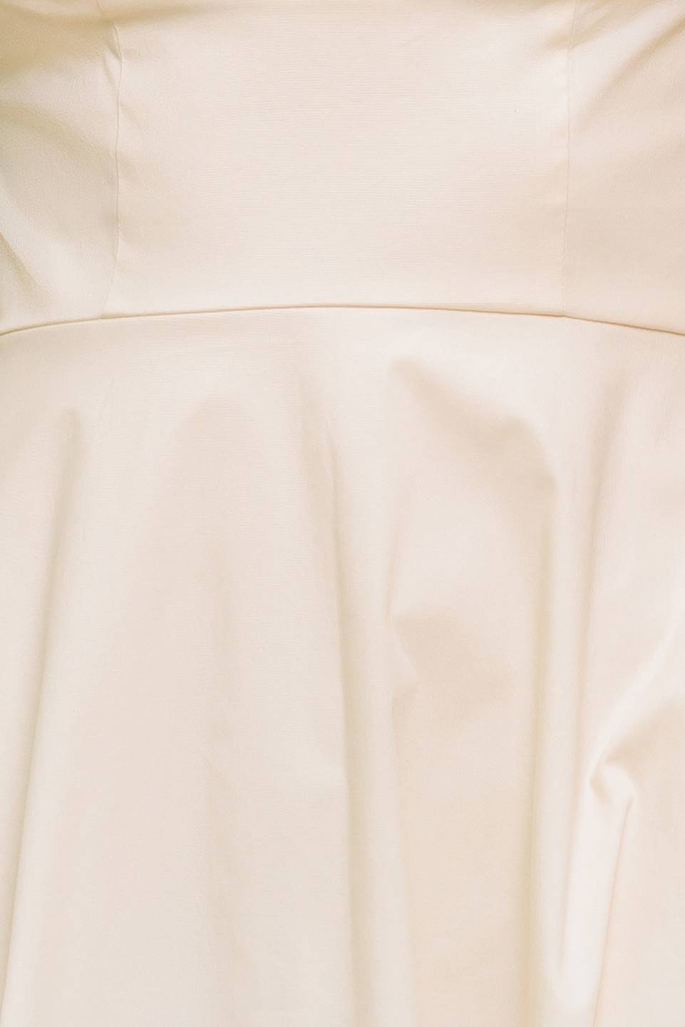 OCEAN SHEEN TENDER CREAM WOVEN MIDI DRESS - By Baano