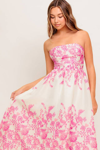 COCO LOCOS WOVEN MIDI DRESS - By Baano