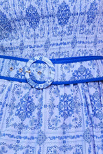 WAVES AND WHIMSY WOVEN MAXI DRESS - By Baano