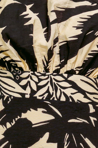 TROPIC SPIRAL WOVEN MINI DRESS - By Baano