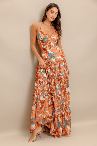 EARTHEN ROMANCE WOVEN MAXI DRESS - By Baano