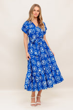 GREEK ISLE MEDALLION WOVEN MIDI DRESS - By Baano