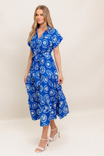 GREEK ISLE MEDALLION WOVEN MIDI DRESS - By Baano