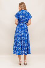 GREEK ISLE MEDALLION WOVEN MIDI DRESS - By Baano