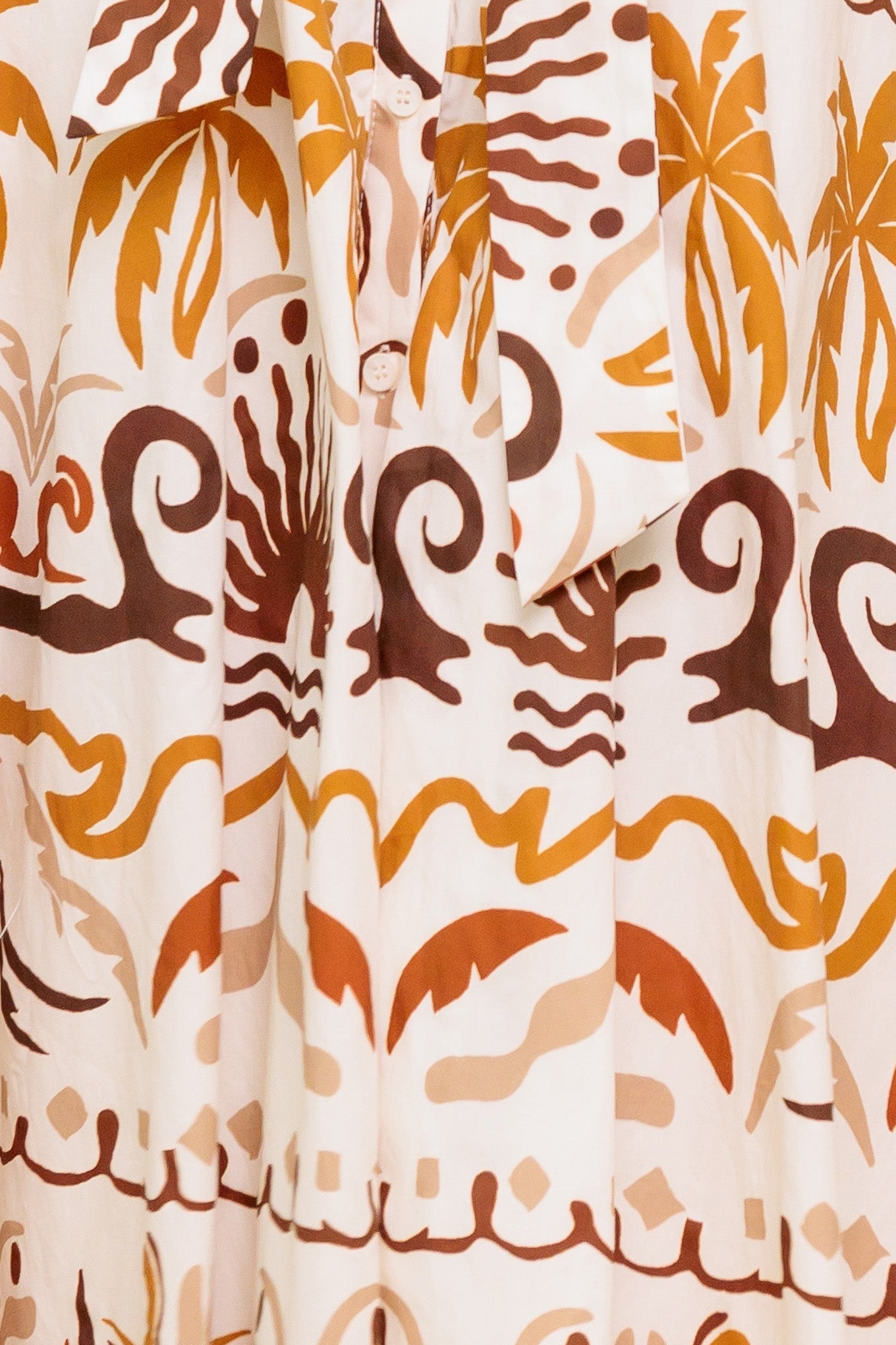 TROPICANA SUNSET WOVEN MIDI DRESS - By Baano