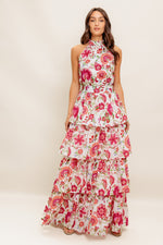 FLORAL RHAPSODY WOVEN MAXI DRESS - By Baano