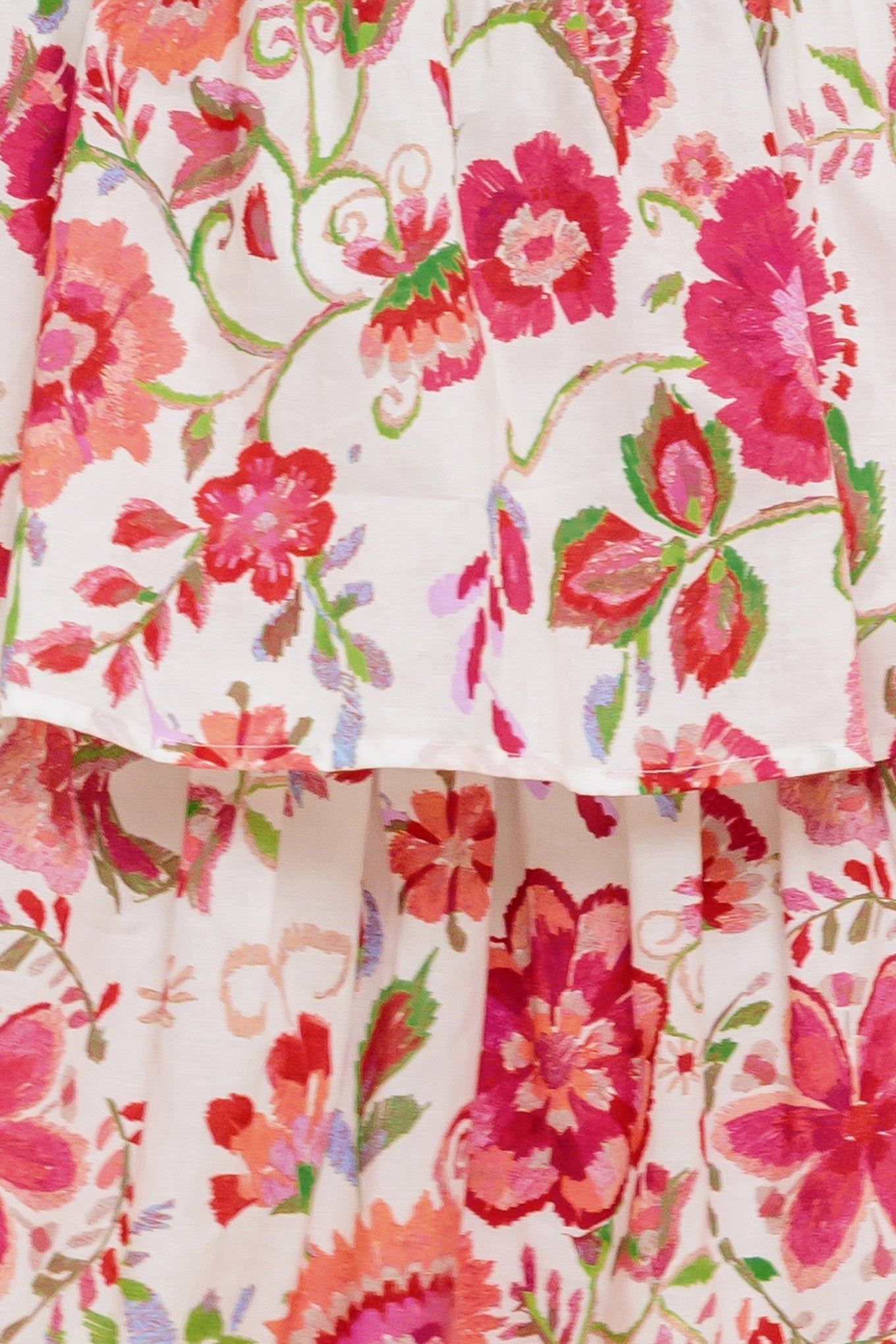 FLORAL RHAPSODY WOVEN MAXI DRESS - By Baano