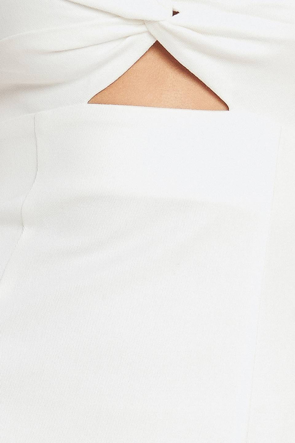 SILENT SHIN TWILL MIDI DRESS Flying Tomato