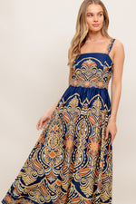 SAHARA DREAMS WOVEN MIDI DRESS - By Baano
