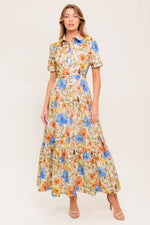 HAZEL DREAM IVORY WOVEN MIDI DRESS - By Baano