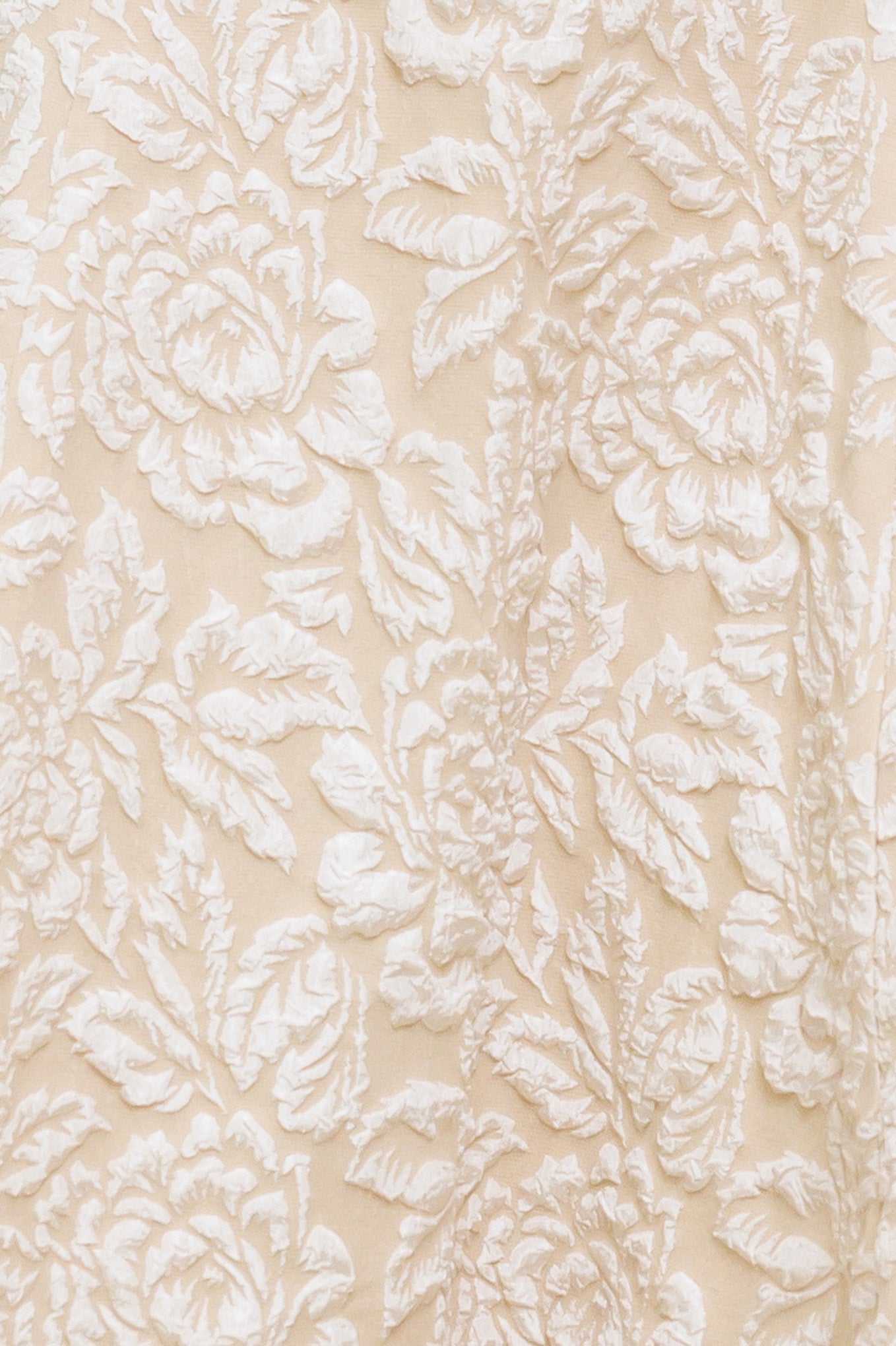 ELEGANT BLOSSOM WOVEN MIDI DRESS - By Baano