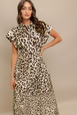 ROAR MODE WOVEN MIDI DRESS - By Baano