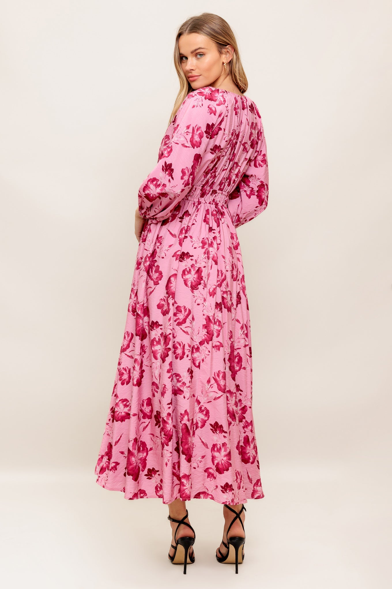 HONEY BUN MOUVE WOVEN MIDI DRESS - By Baano