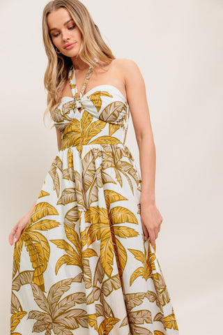PETITE LOVE WOVEN MIDI DRESS - By Baano