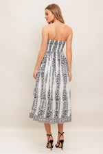 SUMMER SILHOUETTE WOVEN MIDI DRESS - By Baano