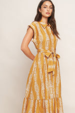 DESERT BLOOM WOVEN MIDI DRESS - By Baano