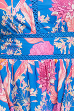 SUN-KISSED FLOWER WOVEN MIDI DRESS - By Baano