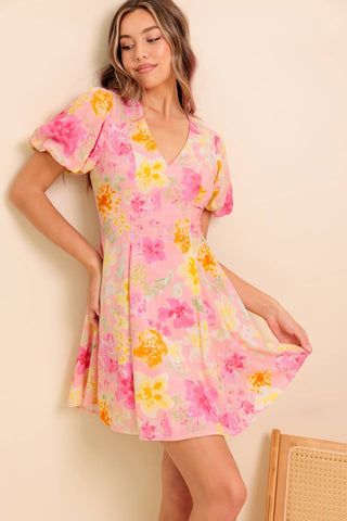 MARGARITA MOOD WOVEN MINI DRESS - By Baano