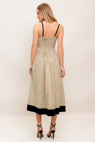 POLKA PASSION WOVEN MAXI DRESS - By Baano