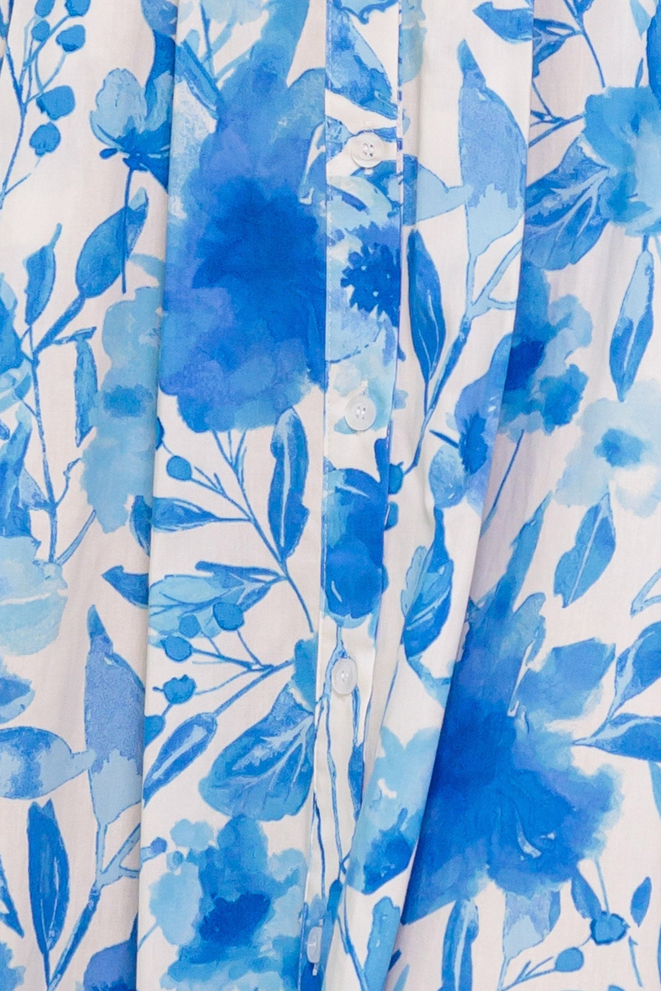 FRESHLY PICKED BLUE WOVEN MIDI DRESS - By Baano