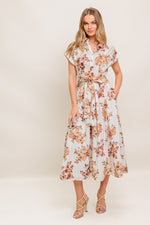 MAPLE GARDEN WOVEN MIDI DRESS - By Baano