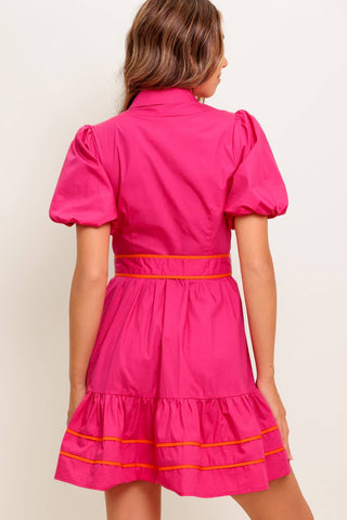 PARADISE FOUND WOVEN MINI DRESS - By Baano