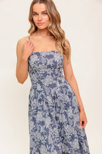 ORDINARY IS OVERRATED WOVEN MIDI DRESS - By Baano