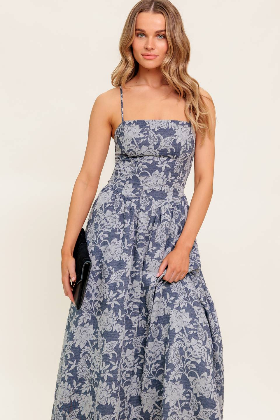 ORDINARY IS OVERRATED WOVEN MIDI DRESS - By Baano