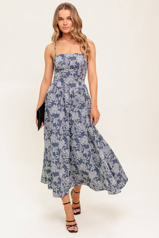 ORDINARY IS OVERRATED WOVEN MIDI DRESS - By Baano