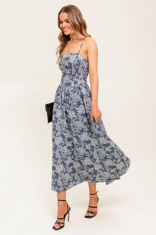 ORDINARY IS OVERRATED WOVEN MIDI DRESS - By Baano