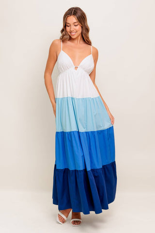 CRUISE MODE WOVEN MIDI DRESS - By Baano