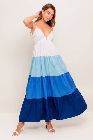 CRUISE MODE WOVEN MIDI DRESS - By Baano