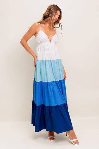 CRUISE MODE WOVEN MIDI DRESS - By Baano