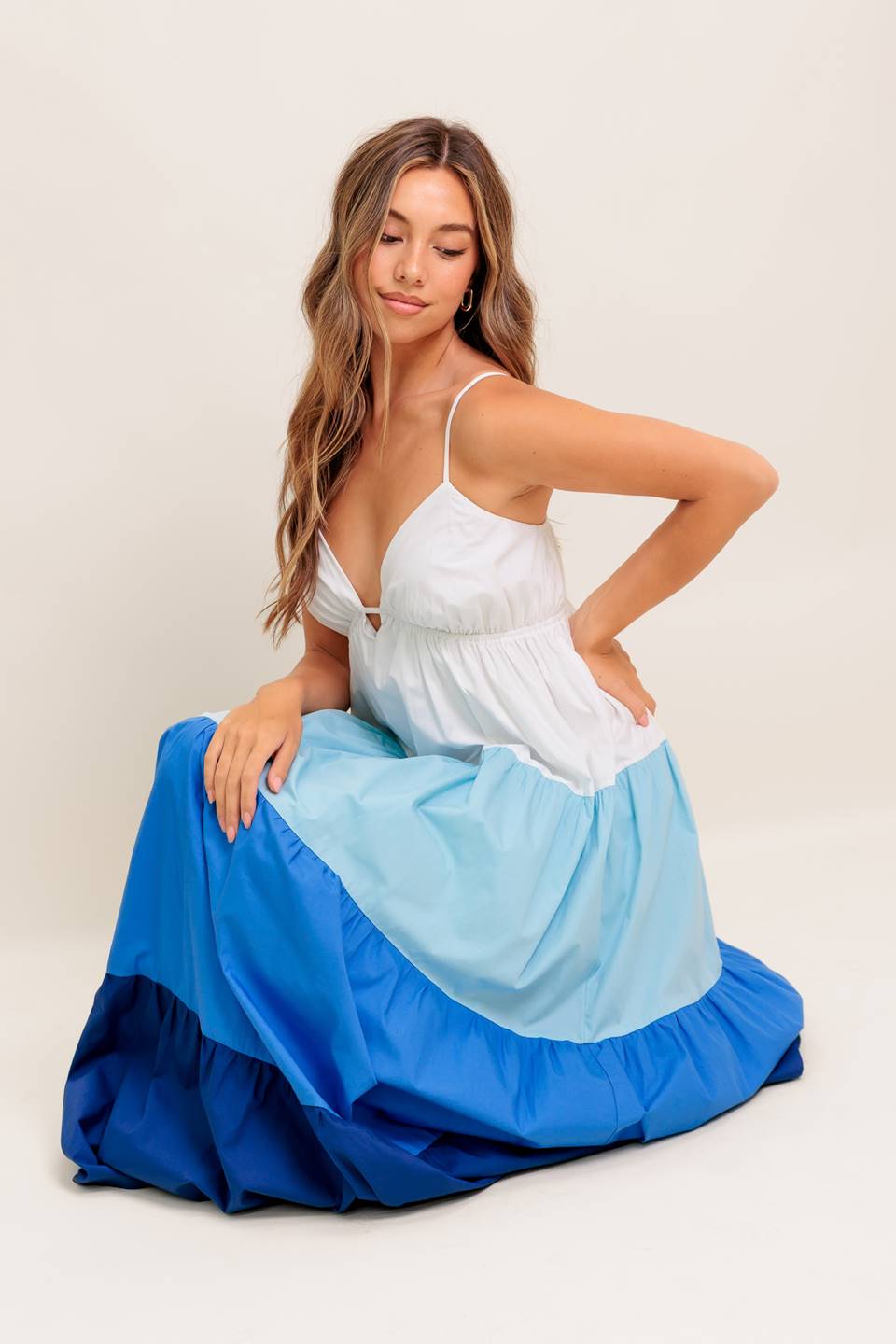 CRUISE MODE WOVEN MIDI DRESS - By Baano