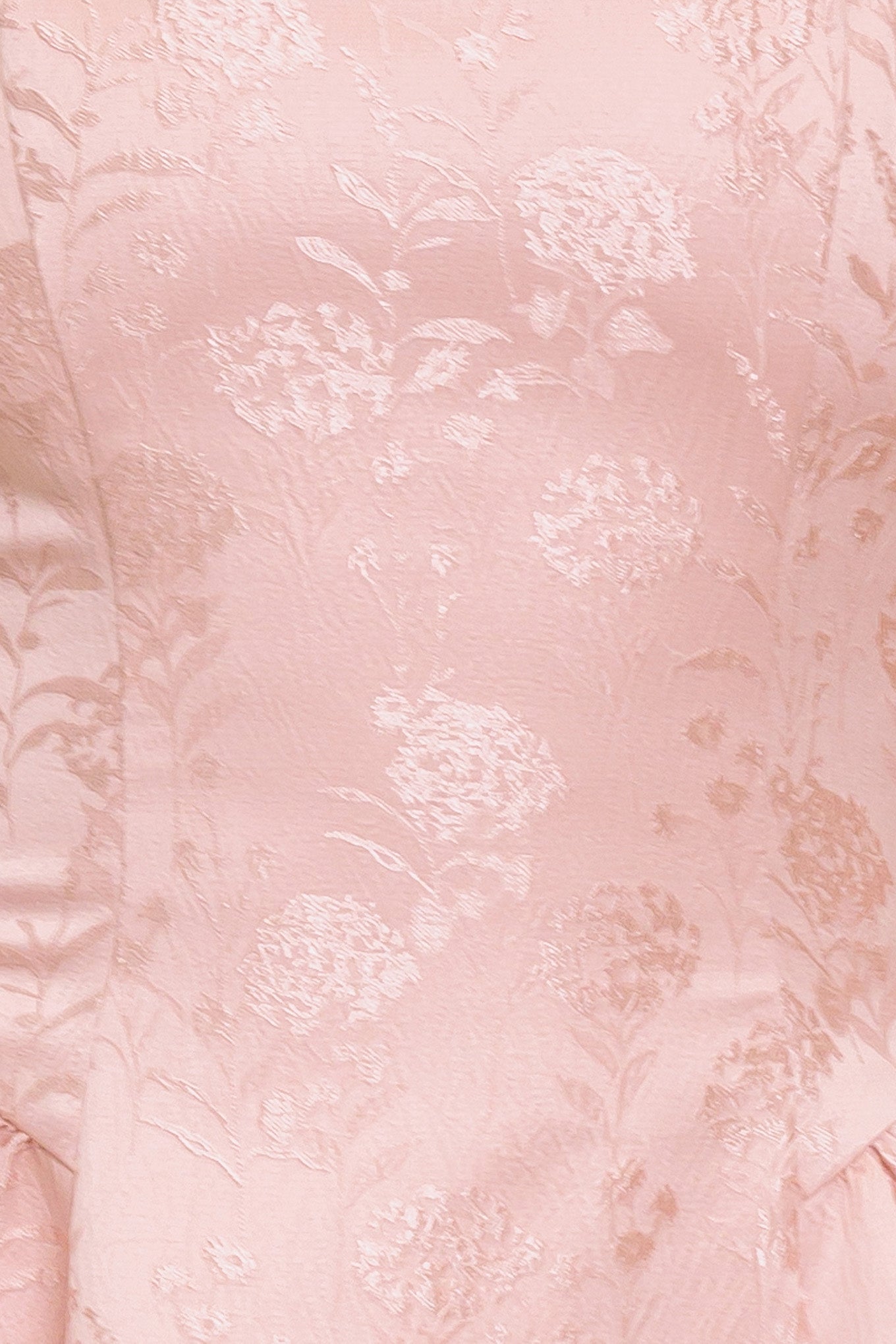 SWEET BLOOM WOVEN JACQUARD SATIN MINI DRESS - By Baano