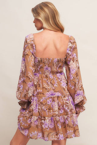 WESTERN GARDEN GIRL WOVEN MINI DRESS - By Baano
