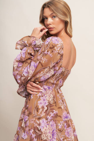 WESTERN GARDEN GIRL WOVEN MINI DRESS - By Baano