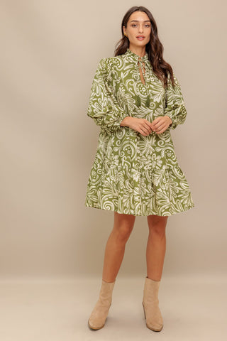 FLORENCE FLAIR WOVEN MINI DRESS - By Baano