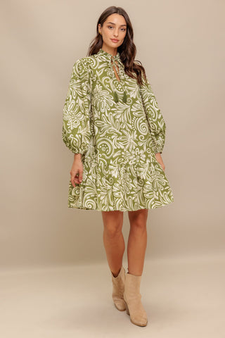 FLORENCE FLAIR WOVEN MINI DRESS - By Baano