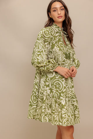FLORENCE FLAIR WOVEN MINI DRESS - By Baano