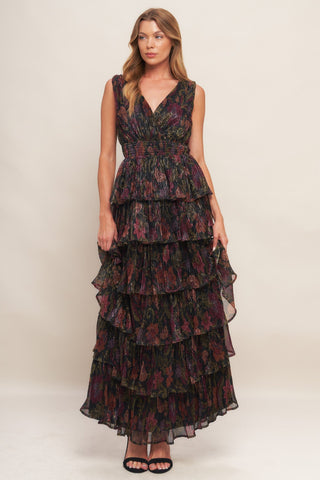 DARK ROMANCE WOVEN MAXI DRESS - By Baano