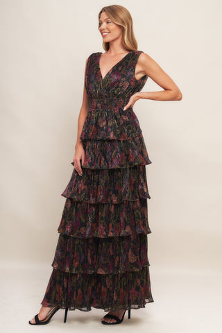 DARK ROMANCE WOVEN MAXI DRESS - By Baano