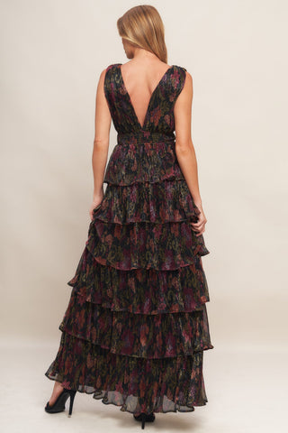 DARK ROMANCE WOVEN MAXI DRESS - By Baano