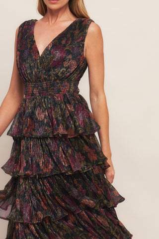 DARK ROMANCE WOVEN MAXI DRESS - By Baano
