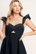 BEAUTIFULLY UNEXPECTED WOVEN MIDI DRESS