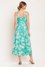 AQUA DAYDREAM WOVEN MIDI DRESS Flying Tomato