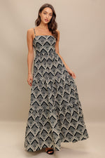 HAZELWOOD GARDEN WOVEN MAXI DRESS - By Baano