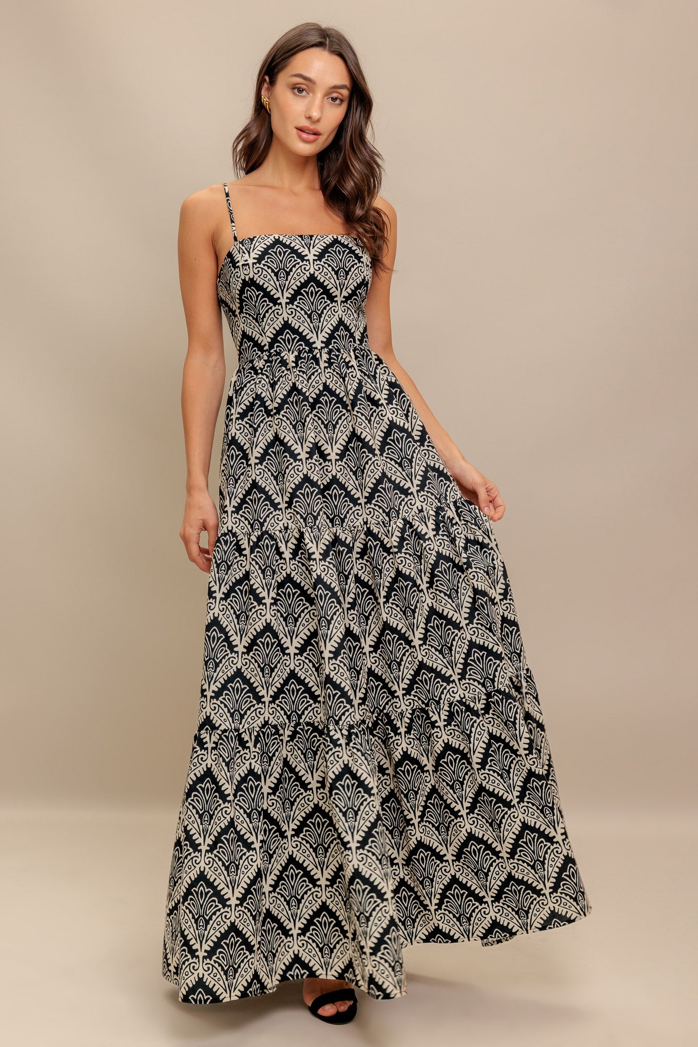HAZELWOOD GARDEN WOVEN MAXI DRESS - By Baano